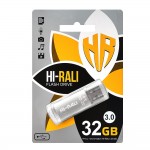 Флеш-накопичувач USB3.0 32GB Hi-Rali Rocket Series Silver (HI-32GB3VCSL) Флеш-накопичувач USB3.0 32GB Hi-Rali Rocket Series Silver (HI-32GB3VCSL)