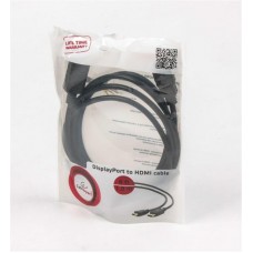 Кабель DisplayPort-HDMI Cablexpert 3m Black