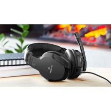 Наушники гарнитура накладные REAL-EL GDX-7200 Black