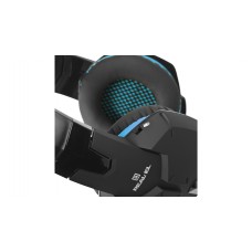 Наушники гарнитура накладные REAL-EL GDX-7500 Black/Blue