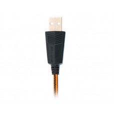 Наушники гарнитура накладные REAL-EL GDX-7700 Black/Orange