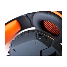 Наушники гарнитура накладные REAL-EL GDX-7700 Black/Orange