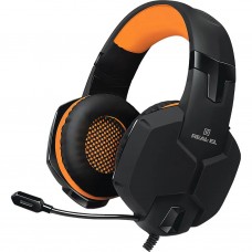 Наушники гарнитура накладные REAL-EL GDX-7700 Black/Orange