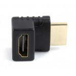 Адаптер Cablexpert HDMI - HDMI, M/F, Г-подібний, чорний (A-HDMI270-FML) пакет Адаптер Cablexpert HDMI - HDMI, M/F, Г-подібний, чорний (A-HDMI270-FML) пакет