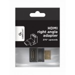 Адаптер Cablexpert HDMI - HDMI, M/F, Г-подібний, чорний (A-HDMI270-FML) пакет Адаптер Cablexpert HDMI - HDMI, M/F, Г-подібний, чорний (A-HDMI270-FML) пакет