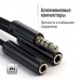 Адаптер ColorWay 3.5 мм - 2х3.5 мм (M/F), 0.28 м, Black (CW-AD-J2FJ)