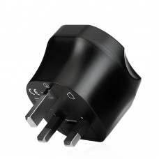 Адаптер Essager EU - UK (F/M) Black (ECTZH-YCC01-Z)