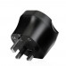 Адаптер Essager EU - UK (F/M) Black (ECTZH-YCC01-Z)