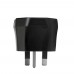 Адаптер Essager EU - UK (F/M) Black (ECTZH-YCC01-Z)