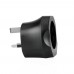 Адаптер Essager EU - UK (F/M) Black (ECTZH-YCC01-Z)