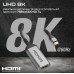 Адаптер Promate MediaLink-8K USB Type-C - HDMI (M/F) Grey (medialink-8k.grey)