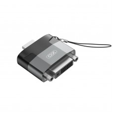 Адаптер XO HDMI-DVI (M/F) Black/Grey (GB013-HDMIDVI.tranish)