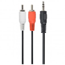 Аудіо-кабель Cablexpert 3.5 мм - 2хRCA (M/M), 2.5 м, Black (CCA-458-2.5M)
