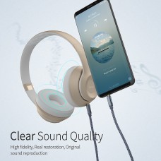 Аудіо-кабель Essager Monster 3.5 мм - 3.5 мм (M/M), 1.2 м, Blue (EYP35-DY0G)