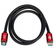 Кабель Atcom HDMI - HDMI V 2.0 (M/M), 3 м, Black/Red (24943)