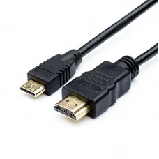 Кабель Atcom HDMI - mini-HDMI (M/M), 1 м, Black (6153) Blister