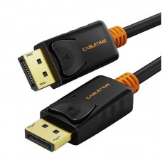 Кабель Cabletime DisplayPort - DisplayPort V 1.2 (M/M), 1 м Black (CD21H)