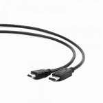 Кабель Cablexpert (CC-DP-HDMI-1M) DisplayPort-HDMI, 1м, чорний Кабель Cablexpert (CC-DP-HDMI-1M) DisplayPort-HDMI, 1м, чорний