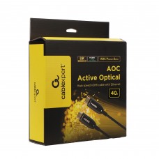Кабель Cablexpert HDMI - HDMI V 2.1 (M/M), 40 м, Black (CCBP-HDMI8K-AOC-40M-EU)