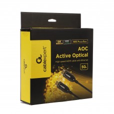 Кабель Cablexpert HDMI - HDMI V 2.1 (M/M), 50 м, Black (CCBP-HDMI8K-AOC-50M-EU)