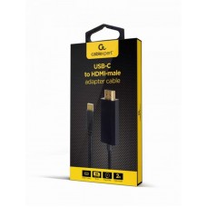 Кабель Cablexpert USB Type-C - HDMI (M/M), 2 м, чорний (A-CM-HDMIM-01)