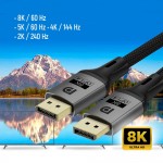 Кабель ColorWay DisplayPort-DisplayPort V1.4 8K 1.5м, Black (CW-CBDP093-BK) Кабель ColorWay DisplayPort-DisplayPort V1.4 8K 1.5м, Black (CW-CBDP093-BK)
