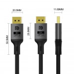 Кабель ColorWay DisplayPort-DisplayPort V1.4 8K 1.5м, Black (CW-CBDP093-BK) Кабель ColorWay DisplayPort-DisplayPort V1.4 8K 1.5м, Black (CW-CBDP093-BK)