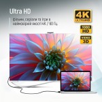 Кабель ColorWay HDMI - HDMI V 2.0 (M/M), 4K/60 Гц, 5 м, Black (CW-CBHD080-BK) Кабель ColorWay HDMI - HDMI V 2.0 (M/M), 4K/60 Гц, 5 м, Black (CW-CBHD080-BK)