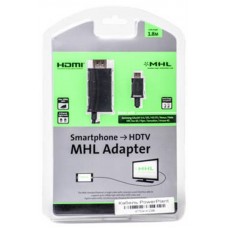Кабель PowerPlant (KD00AS1239) microUSB-HDMI, 1.8м, Black