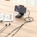 Кабель XO AUX 2х3.5 мм - USB Type-C (F/M), 1 м, Black (NB-R269B.black)