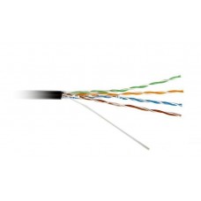 Кабель для зовнішньої прокладки Atcom (20799) Standard FTP, 4*2*0.5мм, ССА, CAT5e, 305м