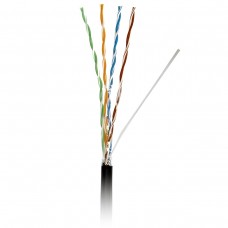 Кабель для зовнішньої прокладки Atcom (20799) Standard FTP, 4*2*0.5мм, ССА, CAT5e, 305м