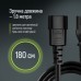 Кабель живлення ColorWay C13-C14, 1.8 м, Black (CW-CBP087-BK)