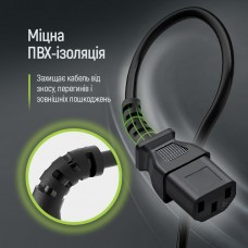 Кабель живлення ColorWay C13-C14, 1.8 м, Black (CW-CBP087-BK) Кабель живлення ColorWay C13-C14, 1.8 м, Black (CW-CBP087-BK)