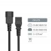 Кабель живлення ColorWay C13-C14, 1.8 м, Black (CW-CBP087-BK)