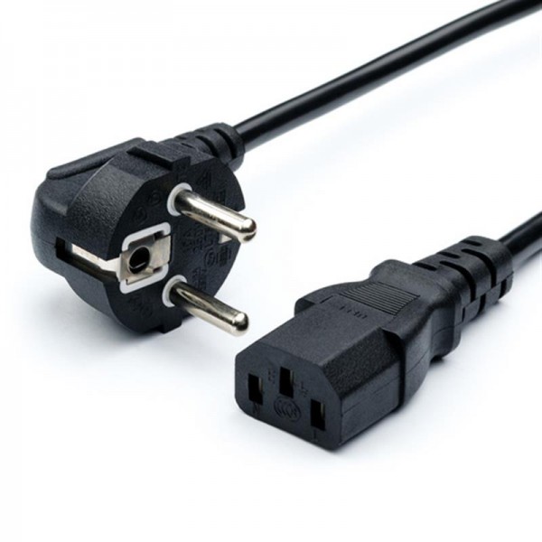 Кабель живлення для ПК Atcom CEE 7/7 - IEC C13 3м. 0.75мм (10117)