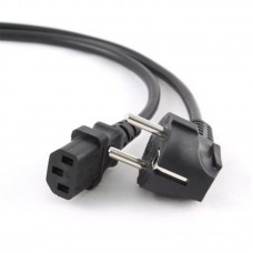 Кабель силовий Cablexpert PC-186-VDE-3M (CEE7/7-C13), перетин 3*1мм кв, 3м (PC-186-VDE-3M)