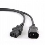 Кабель силовий Cablexpert PC-189-VDE (С13-С14), VDE, чорний, 1.8м (PC-189-VDE)