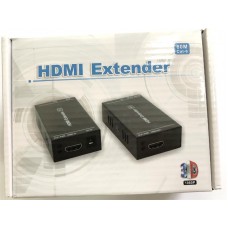 Подовжувач Atcom HDMI - RJ-45 (F/F), до 60 м, Black (14371)