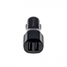 Автомобільний зарядний пристрій Grand-X (2USB 2.4A) Black (CH-26B)