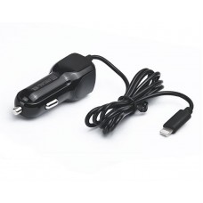Автомобільний зарядний пристрій REAL-EL CA-17 (2USB, 2.1A) Black + кабель Lightning (EL123160010)