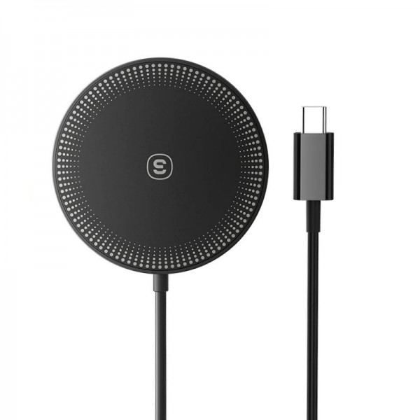 Бездротовий зарядний пристрій Essager Chengfeng 15W Black (EWXCX-CF01-Z)