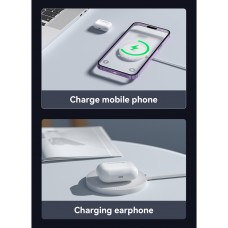 Бездротовий зарядний пристрій Essager Wind 2in1 Wireless Charger 15W White (EWXCX-CF02-Z)