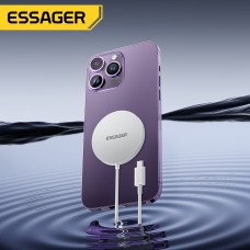 Бездротовий зарядний пристрій Essager Wind 2in1 Wireless Charger 15W White (EWXCX-CF02-Z)