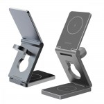 Бездротовий зарядний пристрій Proove Titan Volt 3in1 Gray (WSTV15000003)