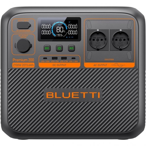 Зарядна станція Bluetti Premium 200 V2, 2700W, 2073Wh (Premium 200 V2)