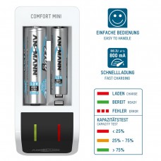 Зарядний пристрiй Ansmann Comfort Mini (1001-0091)