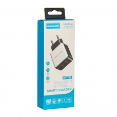 Зарядний пристрій Atcom DT-T01 (2USB, 2.4А) White (20101) Зарядний пристрій Atcom DT-T01 (2USB, 2.4А) White (20101)