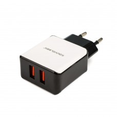 Зарядний пристрій Atcom DT-T01 (2USB, 2.4А) White (20101) Зарядний пристрій Atcom DT-T01 (2USB, 2.4А) White (20101)