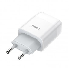 Зарядний пристрій Hoco C72A Glorious (1USB, 2.1А) White (6931474712998) + кабель Lightning